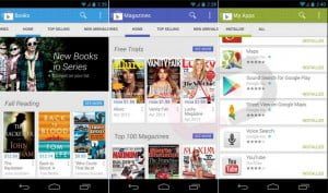Aplicaciones Play Store Google