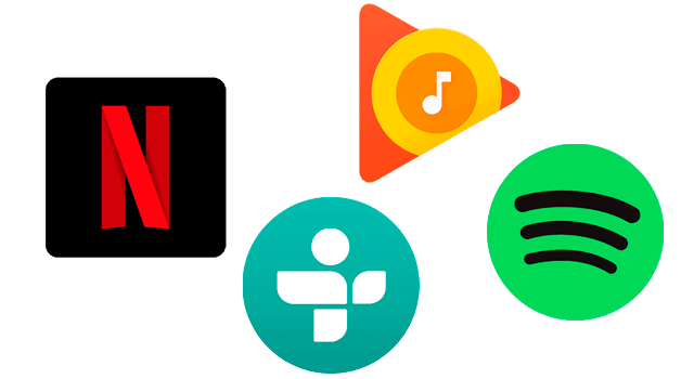 Apps de servicios de música y vídeo para amenizar el verano