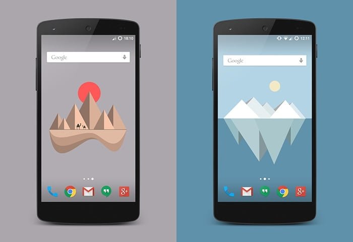 fondos material islands android
