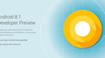 Android 8.1 Oreo Developer Preview