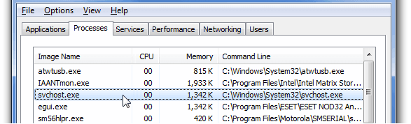 svchost proceso windows